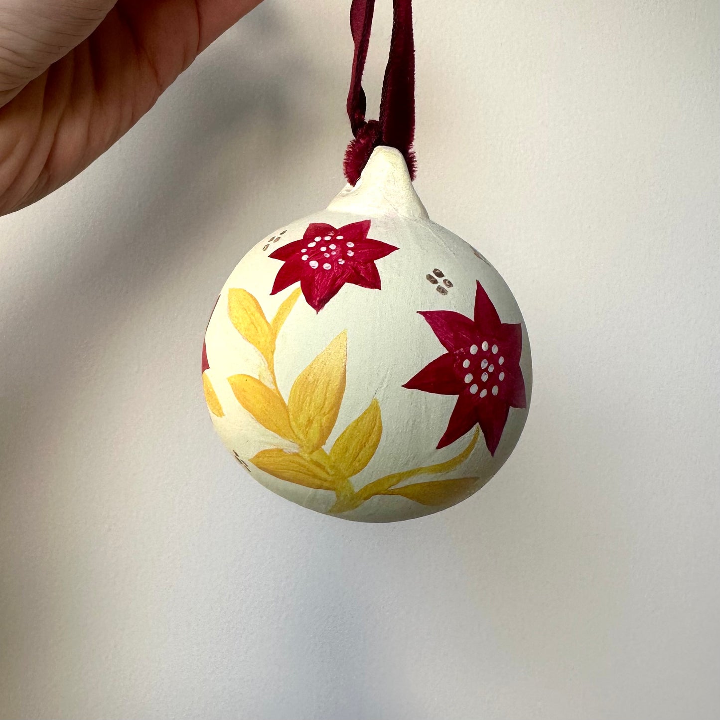 Poinsettia Bauble