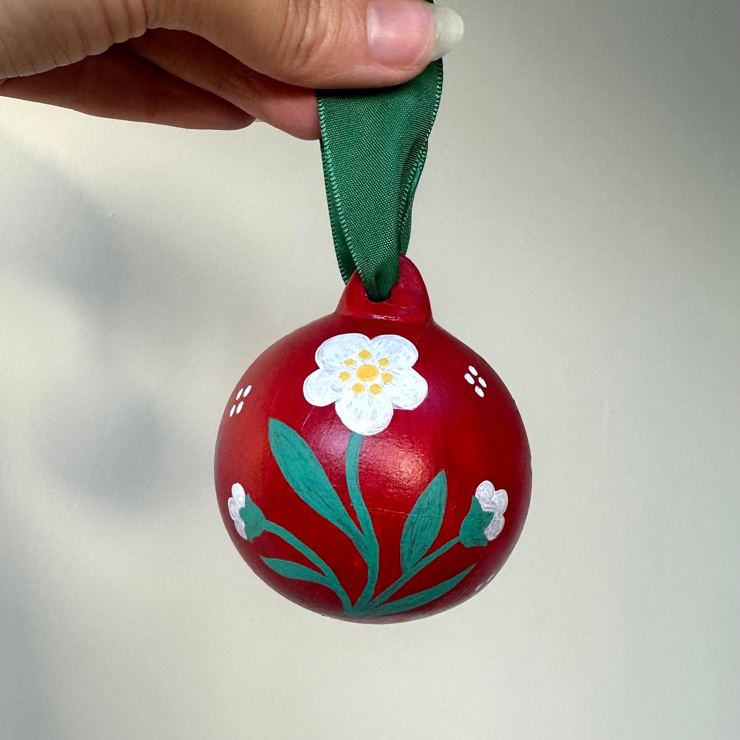 Red Folk Bauble