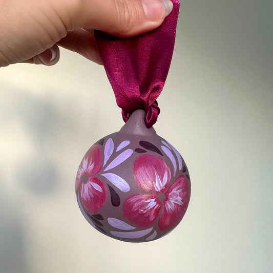 Poppy Bauble - Mauve